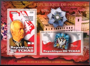 TCHAD CHAD 2012 WORLD WAR II SOSNKOWSKI POLAND GUERRE MONDIALE [#1247]