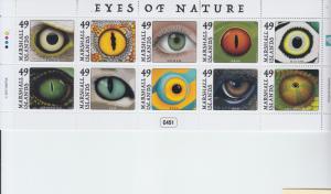 2017 Marshall Islands Eyes of Nature MS10 (Scott 1165) mnh