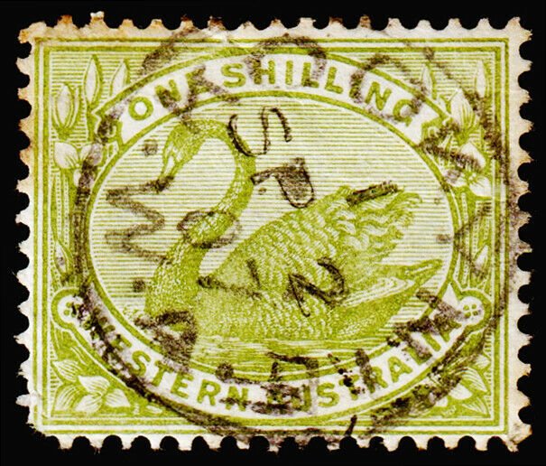 Western Australia Scott 100, Perf. 14 (1906) Used F M