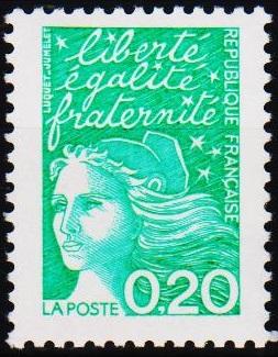 France.1997 20c S.G.3416 Unmounted Mint