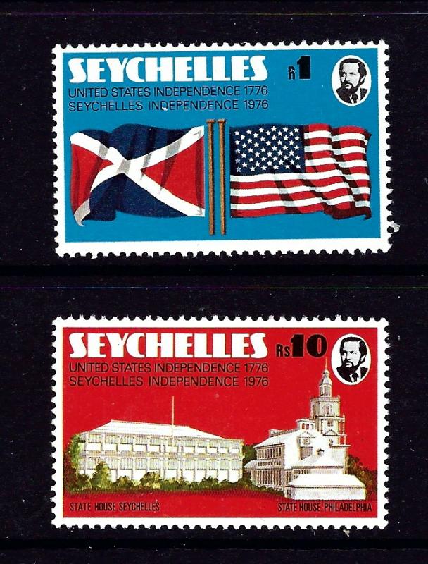 Seychelles 351-52 MNH 1976 U.S. Bicentennial