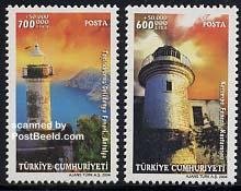 Türkiye 2004, Lighthouses 2v, MNH