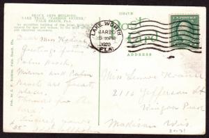 $Florida Machine Cancel Cover, Lake Worth, 3/20/1920, earliest recorded imp.