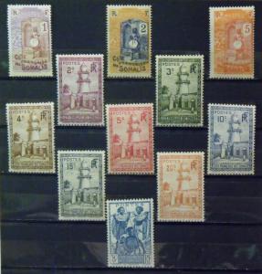 SOMALI COAST   MH    Scott # 80,81,84,146-52,154,224-28,248-49   C.V.$ 7.05