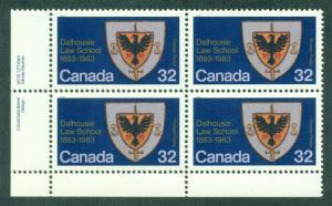 CANADA SC# 1003 VF MNH 1983 Inscription Block of 4 LL