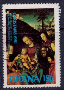 Ghana, 1981, Christmas Issue, 15p, used*