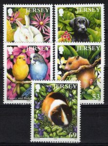 ZAYIX Jersey 1093-1097 MNH Pets Dogs Birds Rabbits Animals 101623SM20M