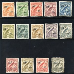 NEW GUINEA AIRMAIL SCOTT #C28 43 NO 2 1/2p & 3 1/2p VALUES(1934 ISSUES) MINT NH