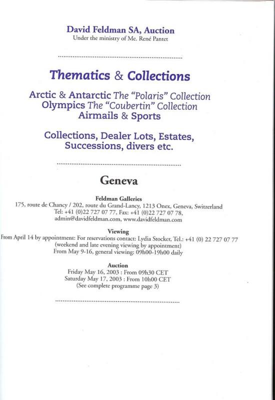 Feldman:    Thematics and Collections, David Feldman May ...