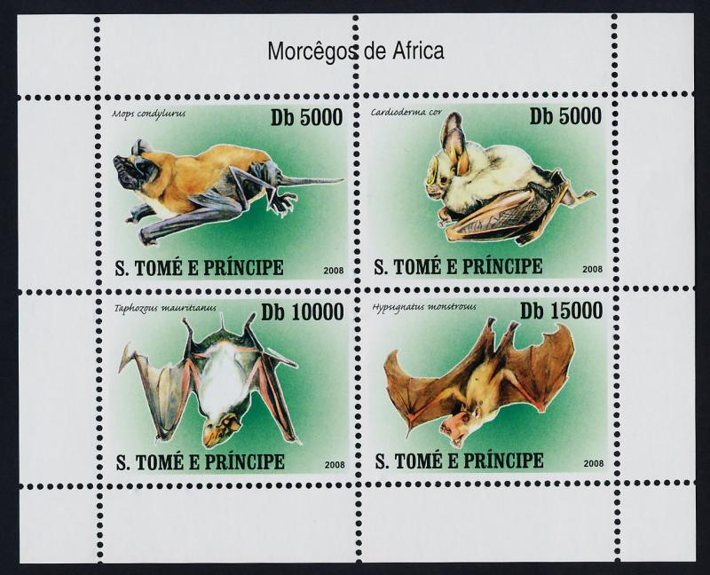 St Thomas & Principe 1773 MNH Bats