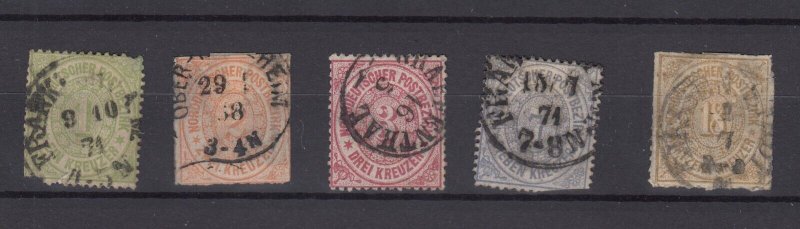 North German Federation 1869 To 18Kr VFU BP3853