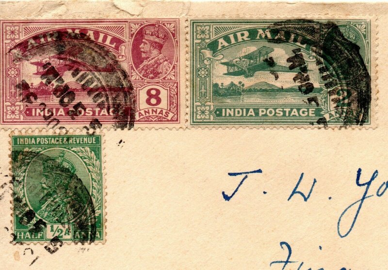 1931 cubierta de la India a J W Young, jefe del gobierno, Jodhpur Estado
							
							mostrar título original