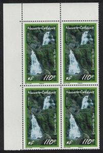 New Caledonia Waterfalls Corner block of 4 2007 MNH SG#1431 MI#1449