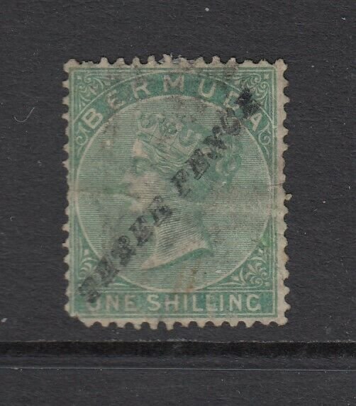 Bermuda, Sc 12 (SG 13), used (faults and rubbing)