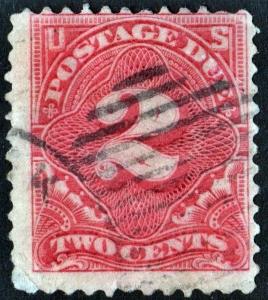 SC#J39 2¢ Postage Due Stamp (1895) Used