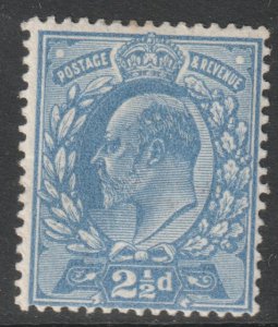 GB Scott 148 - SG283, 1911 Edward VII 2.1/2d Perf 15 x 14 MH*