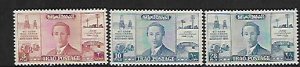 IRAQ, 161-163,  MNH, KING FAISAL II