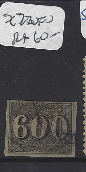 BRAZIL (P2302BB)   NUMERAL  600R  SC 28         VFU   COPY 3