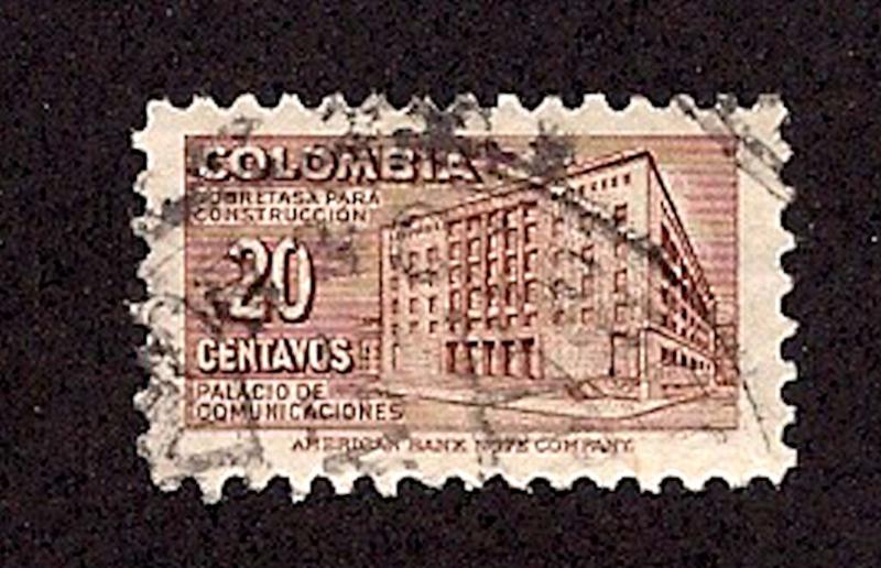 Colombia - 1952 - SC 602 - Used - Ministry of Posts and Telegraphs