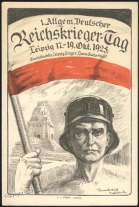 Germany 1925 Reichskriegertag WWI Veterans Leipzig Cover USED 108265