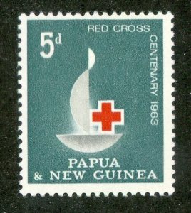 6185 BCX Papua 1963 scott #174 mlh* (offers welcome)