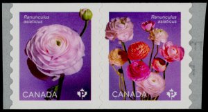 Canada 3374a MNH Flowers, Ranunculus