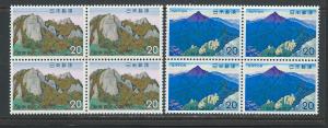 JAPAN SC# 1139-40 VF MNH 1973 Blk-4