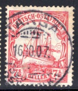 German East Africa (DOA) #33, Tanga cancel dated 16 October 1907