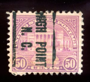 US Scott 701 Precancel High Point, N.C.
