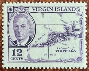 Virgin Islands #10 MNH Map L23