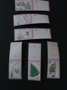 ​ASCENSION-1980-SC#251-6- RARE PLANTS OF ASCENSION-WITH PLATE NUMBER -MNH VF