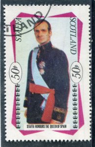 Scotland (Staffa) 1979 King of Spain 1 value Perforated Fine Used VF