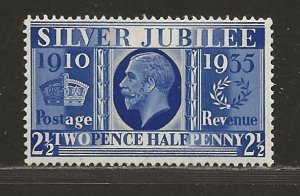 GREAT BRITAIN SC# 229   F/MOG