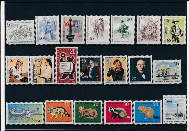 D413194 Germany Berlin Nice selection of MNH stamps