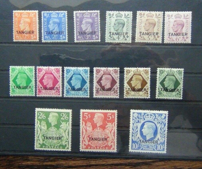 Tangier 1949 set to 10s Ultramarine MM SG261 - SG275