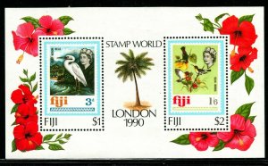 ES-1482 FIJI 1990 STAMP WORLD LONDON 1990 SCOTT 623 S/S  MNH CV $13.50