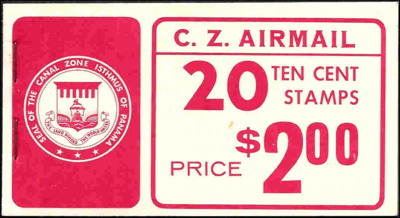 Canal Zone C48a Mint,OG,NH... Booklet... SCV $21.25