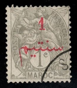 French Morocco Scott 26 Used stamp nice corner cancel