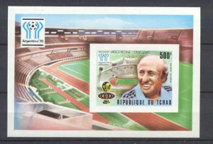 Chad 364 MNH imperf. s/s Football-78