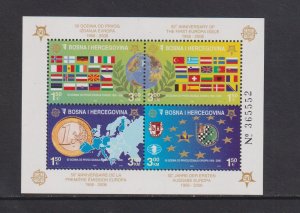Bosnia and Herzegovina ( Bosniak admin)  #529e MNH 2005sheet anniversary Europa