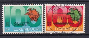 1974- LUXEMBOURG - Sc# 551-552 - Used