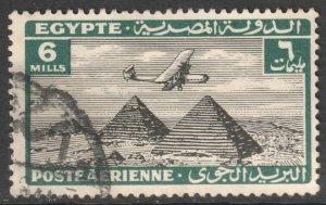 Egypt Scott C11 - SG199, 1933 Airmail 6m used
