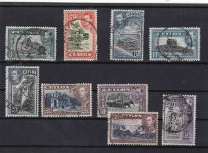 ceylon stamps  ref 12114