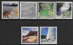 New Zealand 1155-60   1993  set  6   VF  NH