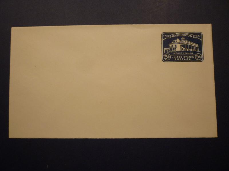 #U523-U528 (6) 1ȼ TO 5ȼ MINT UNUSED STAMPED ENVELOPES - WASHINGTON BICENTENNIAL