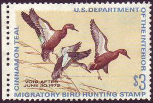 U.S. #RW38 Cinnamon Teal MNG