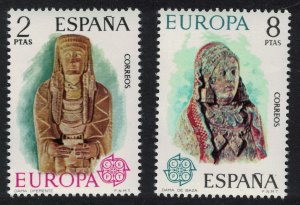 Spain Europa Stone Sculptures 2v 1974 MNH SG#2235-2236