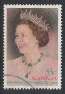 Australia SG 1009 SC# 983 QE II 60th Birthday 1986 Used see detail / scan