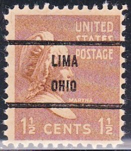 Precancel - Lima, OH PSS 805-71 - Bureau Issue