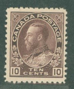 Canada #116 Unused Single